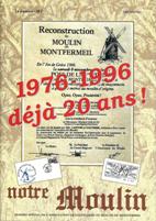 Moulin de Montfermeil - ses 20 ans - livret