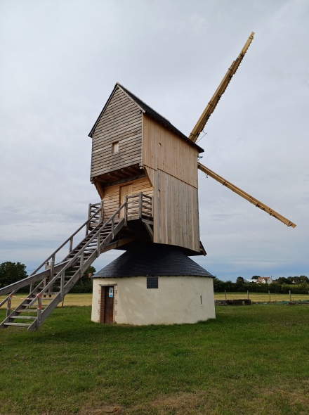 Le moulin Gaillardin a retrouv ses ailes - aot 2023