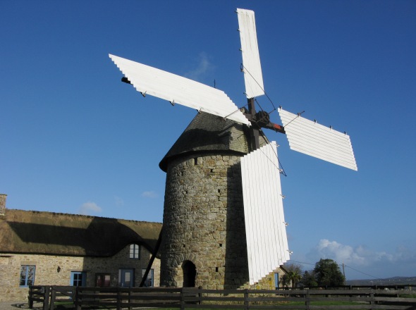 Le moulin en fonctionnement