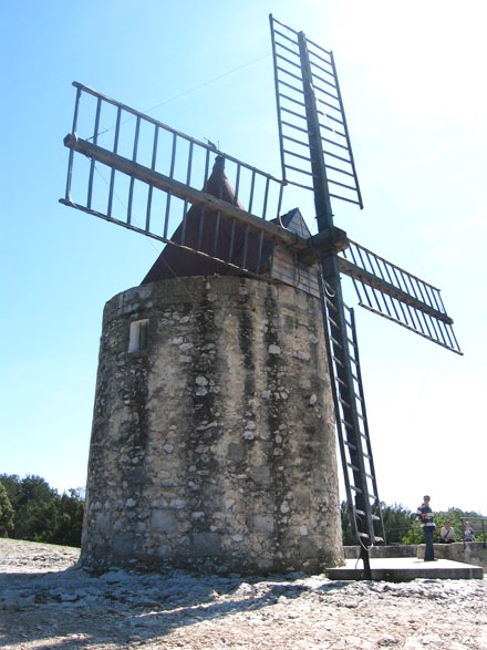 Moulin de Daudet de côté