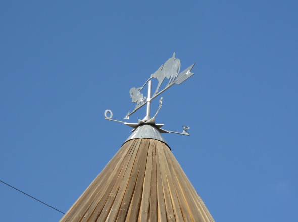 La girouette du moulin Tissot-Avon