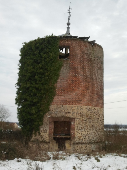 Le moulin des Barils, vu de derrire