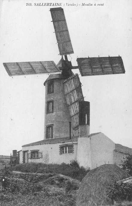 Le moulin Arnaudeau en 1900