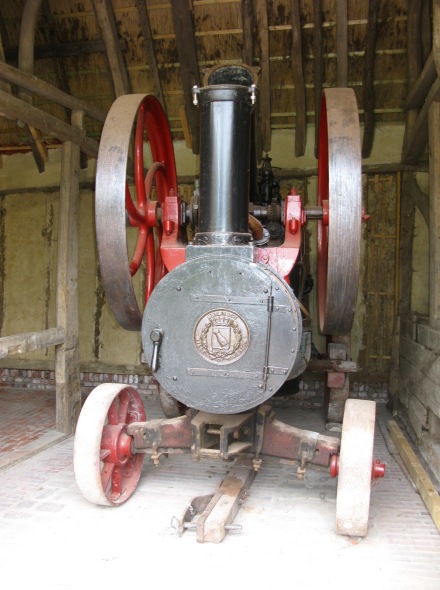Machine  vapeur qui faisait tourner le moulin
