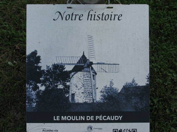 Panneau de présentation - Moulin de Chaput ou de Pécaudy - Contrecoeur