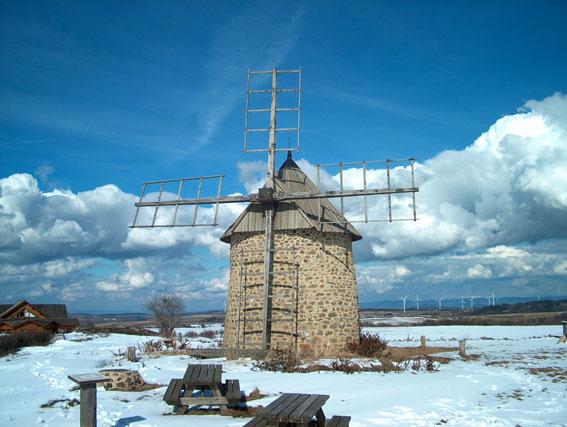 Moulin de Lagarde - Cloux, en hiver