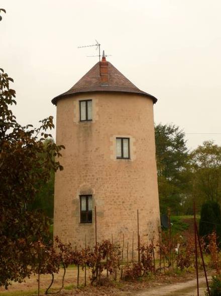 Le moulin  vent - Bec d'Allier - Cuffy