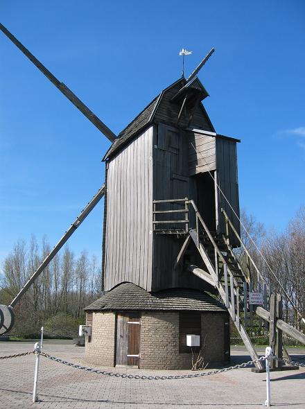 Moulin des Huttes ou Lebriez - derrire - Gravelines en 2007
