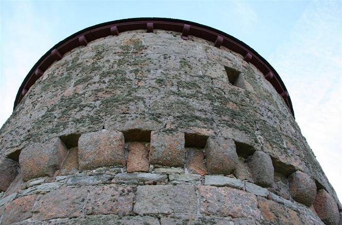 Détails de la tour - Moulin de Krec'h Ar Pot - Ile de Bréhat