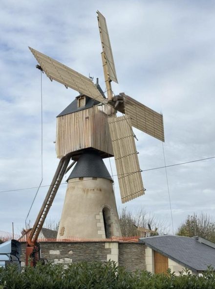 Le Moulin du Pav� restaur� en 2025 - Les Garennes sur Loire