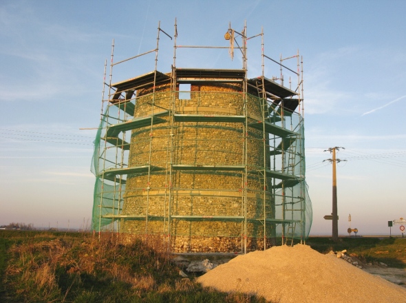 Le moulin de Mouflaines en restauration