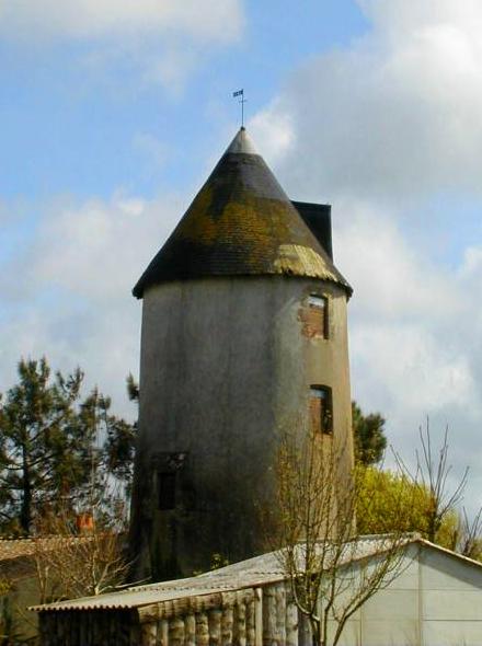 Le moulin de Mauny - Les 4 moulins - Sallertaine en 2006